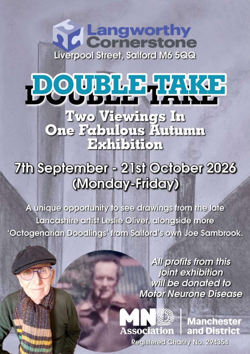 Double Take Exhibition poster