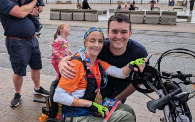Natalie takes on London to Brighton on her hand cycle