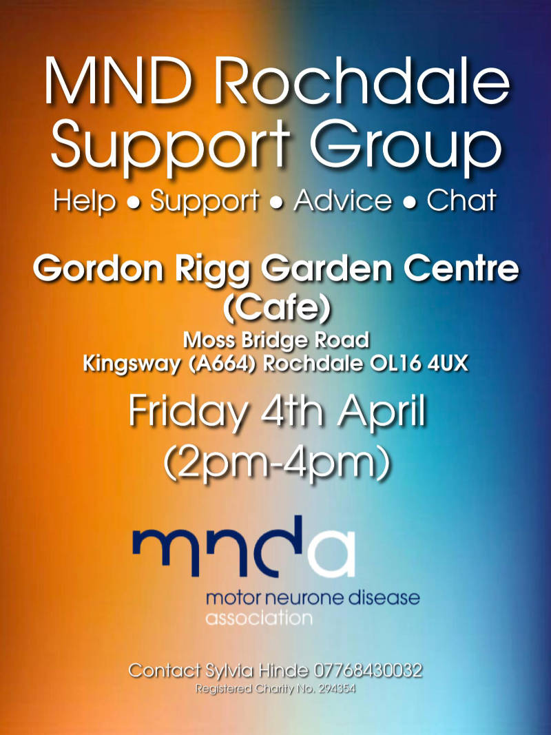 Rochdale Support Group meeting poster