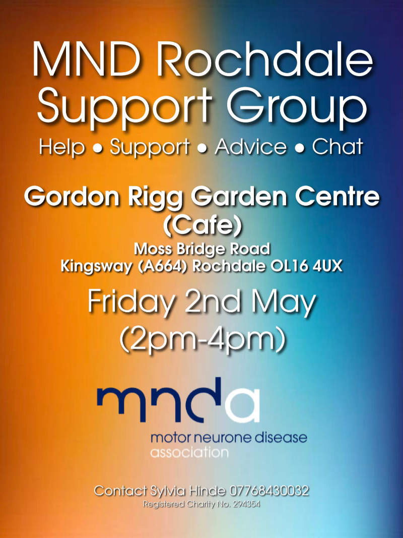 Rochdale Support Group meeting poster