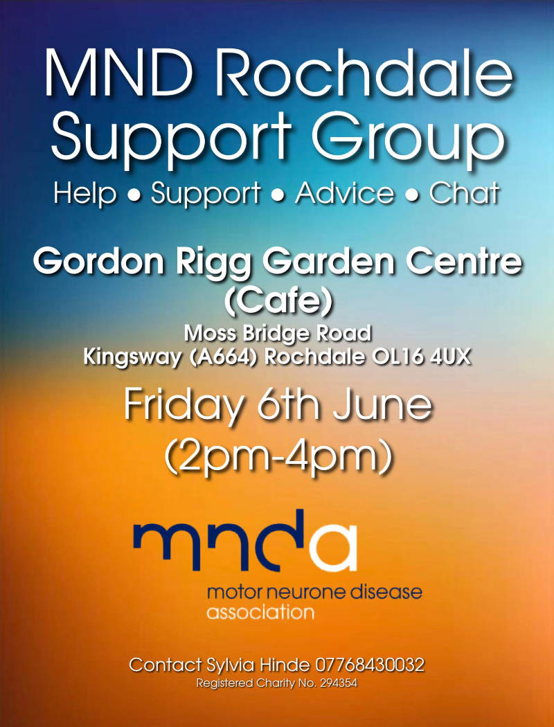 Rochdale Support Group meeting poster