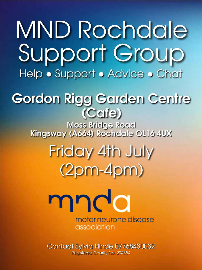 Rochdale Support Group meeting poster